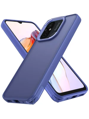 Newface Xiaomi Redmi 12C Kılıf Elegant Kapak - Açık Mavi