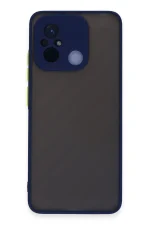 Newface Xiaomi Redmi 12C Kılıf Montreal Silikon Kapak - Lacivert