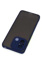 Newface Xiaomi Redmi 12C Kılıf Montreal Silikon Kapak - Lacivert - Görsel 3