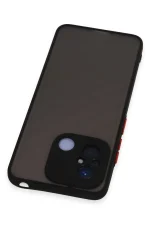 Newface Xiaomi Redmi 12C Kılıf Montreal Silikon Kapak - Siyah - Görsel 3