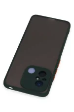 Newface Xiaomi Redmi 12C Kılıf Montreal Silikon Kapak - Yeşil - Görsel 4