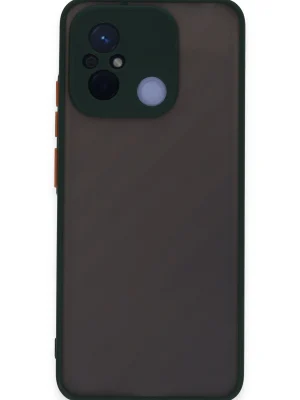 Newface Xiaomi Redmi 12C Kılıf Montreal Silikon Kapak - Yeşil