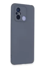 Newface Xiaomi Redmi 12C Kılıf Nano içi Kadife Silikon - Gri - Görsel 2