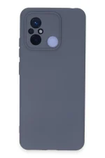 Newface Xiaomi Redmi 12C Kılıf Nano içi Kadife Silikon - Gri