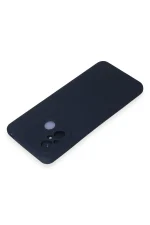 Newface Xiaomi Redmi 12C Kılıf Nano içi Kadife Silikon - Lacivert - Görsel 3