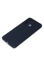 Newface Xiaomi Redmi 12C Kılıf Nano içi Kadife Silikon - Lacivert - Görsel 4