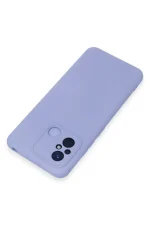 Newface Xiaomi Redmi 12C Kılıf Nano içi Kadife Silikon - Lila - Görsel 3