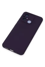 Newface Xiaomi Redmi 12C Kılıf Nano içi Kadife Silikon - Mor - Görsel 4