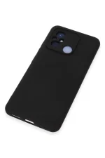 Newface Xiaomi Redmi 12C Kılıf Nano içi Kadife Silikon - Siyah - Görsel 4