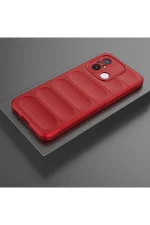 Newface Xiaomi Redmi 12C Kılıf Optimum Silikon - Kırmızı - Görsel 3