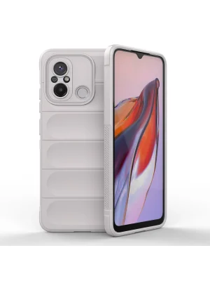 Newface Xiaomi Redmi 12C Kılıf Optimum Silikon - Krem