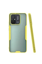 Newface Xiaomi Redmi 12C Kılıf Platin Silikon - Sarı