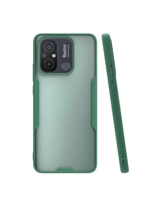 Newface Xiaomi Redmi 12C Kılıf Platin Silikon - Yeşil
