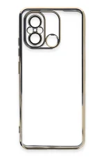 Newface Xiaomi Redmi 12C Kılıf Razer Lensli Silikon - Gold - Görsel 2