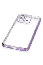 Newface Xiaomi Redmi 12C Kılıf Razer Lensli Silikon - Mor - Görsel 5