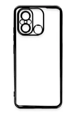 Newface Xiaomi Redmi 12C Kılıf Razer Lensli Silikon - Siyah - Görsel 2