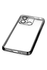 Newface Xiaomi Redmi 12C Kılıf Razer Lensli Silikon - Siyah - Görsel 5