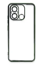 Newface Xiaomi Redmi 12C Kılıf Razer Lensli Silikon - Yeşil - Görsel 2