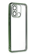 Newface Xiaomi Redmi 12C Kılıf Razer Lensli Silikon - Yeşil - Görsel 3