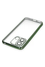 Newface Xiaomi Redmi 12C Kılıf Razer Lensli Silikon - Yeşil - Görsel 4