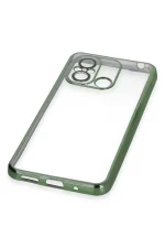 Newface Xiaomi Redmi 12C Kılıf Razer Lensli Silikon - Yeşil - Görsel 5