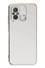 Newface Xiaomi Redmi 12C Kılıf Volet Silikon - Beyaz
