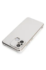 Newface Xiaomi Redmi 12C Kılıf Volet Silikon - Beyaz - Görsel 3