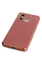Newface Xiaomi Redmi 12C Kılıf Volet Silikon - Kırmızı - Görsel 4