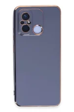 Newface Xiaomi Redmi 12C Kılıf Volet Silikon - Mavi