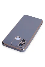 Newface Xiaomi Redmi 12C Kılıf Volet Silikon - Mavi - Görsel 3