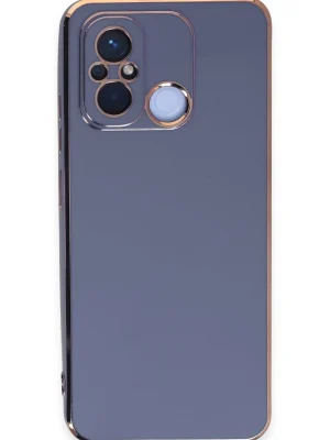 Newface Xiaomi Redmi 12C Kılıf Volet Silikon - Mavi