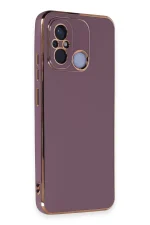 Newface Xiaomi Redmi 12C Kılıf Volet Silikon - Mor - Görsel 2
