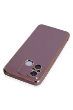 Newface Xiaomi Redmi 12C Kılıf Volet Silikon - Mor - Görsel 3