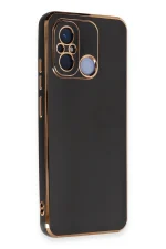 Newface Xiaomi Redmi 12C Kılıf Volet Silikon - Siyah - Görsel 2