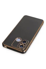 Newface Xiaomi Redmi 12C Kılıf Volet Silikon - Siyah - Görsel 3