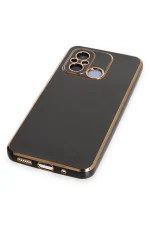 Newface Xiaomi Redmi 12C Kılıf Volet Silikon - Siyah - Görsel 4