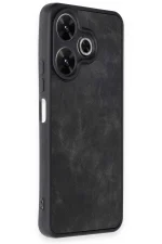 Newface Xiaomi Redmi 13 4G Kılıf Aras Deri Kapak - Siyah - Görsel 2