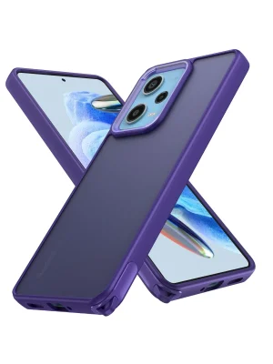 Newface Xiaomi Redmi 13 4G Kılıf Elegant Kapak - Derin Mor