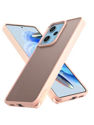 Newface Xiaomi Redmi 13 4G Kılıf Elegant Kapak - Pudra