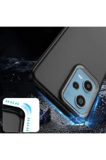 Newface Xiaomi Redmi 13 4G Kılıf Elegant Kapak - Siyah - Görsel 4