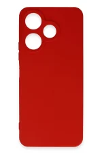 Newface Xiaomi Redmi 13 4G Kılıf First Silikon - Kırmızı - Görsel 2