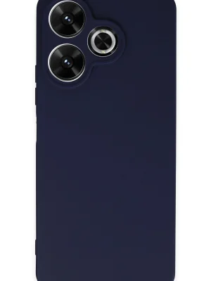 Newface Xiaomi Redmi 13 4G Kılıf First Silikon - Lacivert