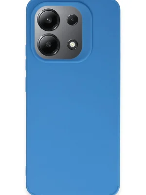 Newface Xiaomi Redmi 13 4G Kılıf First Silikon - Mavi