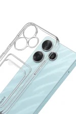Newface Xiaomi Redmi 13 4G Kılıf Kart Şeffaf Silikon - Şeffaf - Görsel 2