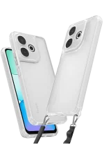 Newface Xiaomi Redmi 13 4G Kılıf Penta Silikon Kılıf - Şeffaf