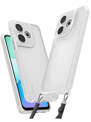 Newface Xiaomi Redmi 13 4G Kılıf Penta Silikon Kılıf - Şeffaf