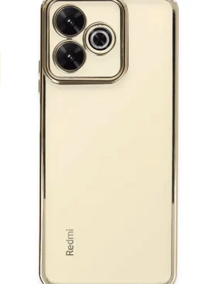Newface Xiaomi Redmi 13 4G Kılıf Razer Lensli Silikon - Gold