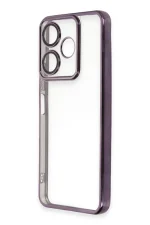 Newface Xiaomi Redmi 13 4G Kılıf Razer Lensli Silikon - Mor - Görsel 2