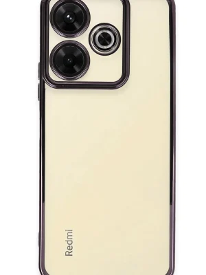 Newface Xiaomi Redmi 13 4G Kılıf Razer Lensli Silikon - Mor