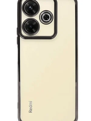 Newface Xiaomi Redmi 13 4G Kılıf Razer Lensli Silikon - Siyah